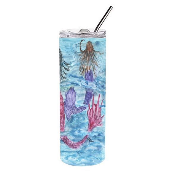 Mermaids Stainless Steel 20 oz Skinny Tumbler - Picture 4 of 4